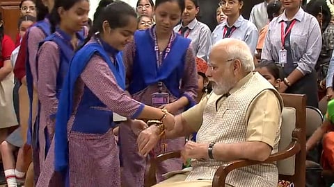 PM Modi Raksha Bandhan