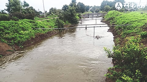 Recirculation water released to Palkhed canal