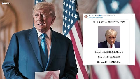 Donald Trump Mugshot Post