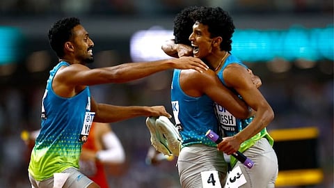 India men's relay team