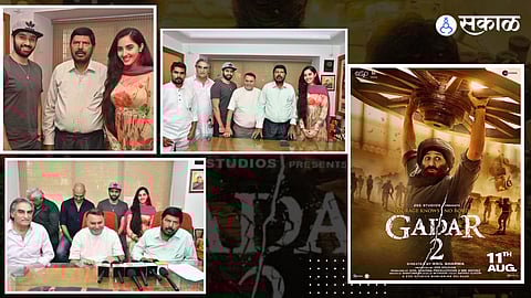 Union Minister Ramdas Athawale On Gadar 2 meet director Anil Sharma, Utkarsh Sharma, Simrat Kaur and other team members tweet viral vnp98