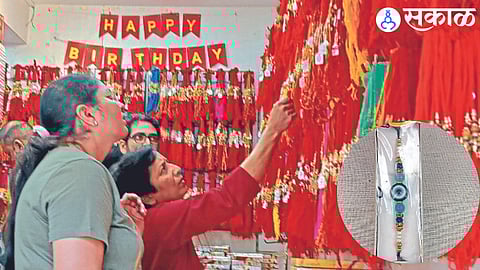 raksha bandhan 2023 sisters buying rakhi for their brothers nashik news