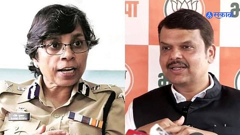 Devendra Fadnavis and Rashmi Shukla