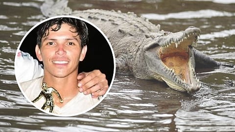 Crocodile Attack On Footballer