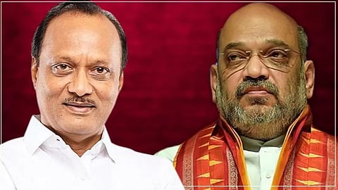 Ajit Pawar and Amit Shah