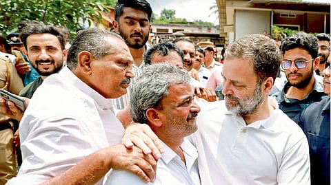 bjp insulted tribals by calling them forest dwellers rahul gandhi accuses bjp rahul gandhi