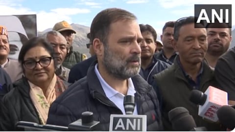 rahul gandhi in ladakh big claim after meeting people chinese army entered in indian land