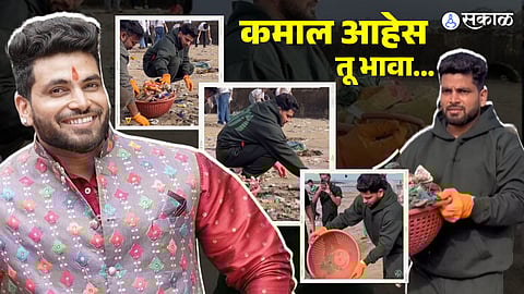 Shiv Thakare Giving Cleaning Plastics and Garbage on Juhu Beach fans showers love
