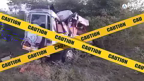 accident to vehicle returning from Tirupati Balaji darshan 5 devotees killed on spot police