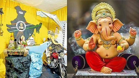 Ratnagiri Ganeshotsav Indian Army Jawan Ganpati Decoration