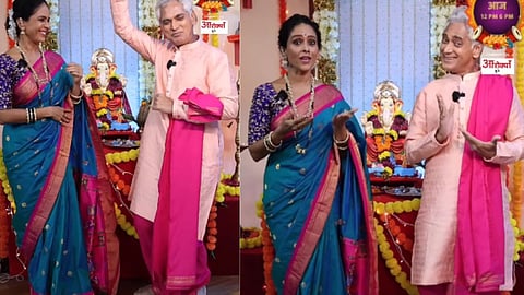 Avinash Narkar Aishwarya Narkar Mazya Papani Ganpati :