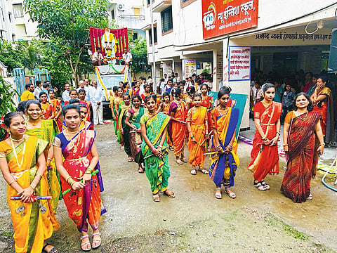 भोसरीत कर्मवीर भाऊराव पाटील जयंती उत्साहात