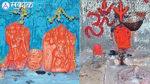 There are Ganesha idols on forts of Chhatrapati Shivaji Maharaj nashik news