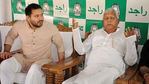 lalu yadav and tejashwi yadav