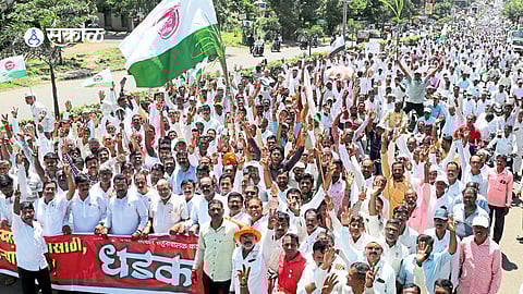 Swabhimani Shetkari Sanghatana leader Raju Shetti
