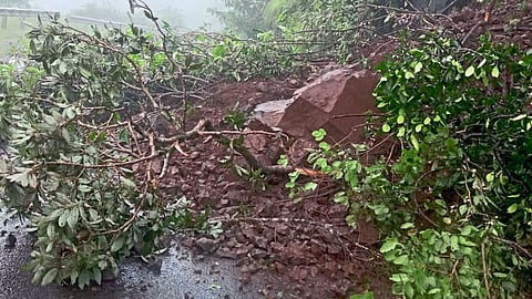 Landslide in Bhuibawada Ghat