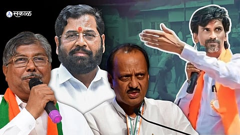 Eknath Shinde_Ajit Pawar_Chandrakant Patil_Manoj Jarange