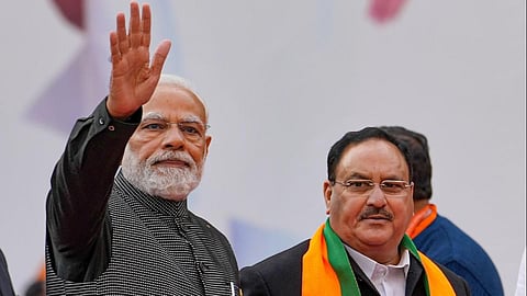 narendra modi AND jp nadda