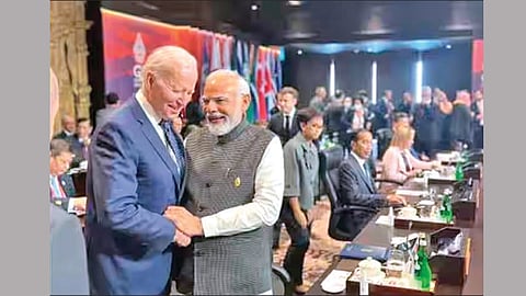Joe Biden and narendra Modi