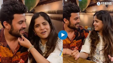 amruta deshmukh ukhana with rang maza vegla team for prasad jawade