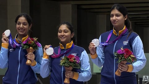 Asian Games 2023 India win silver medals in rowing and shooting