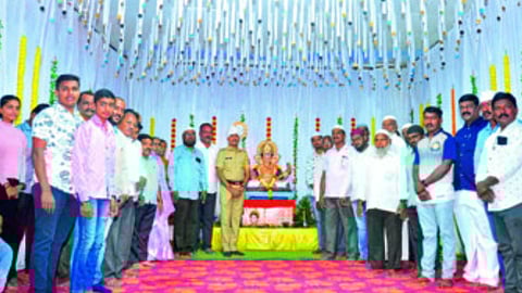 Muslim Community Ganesh Aarti Tambave