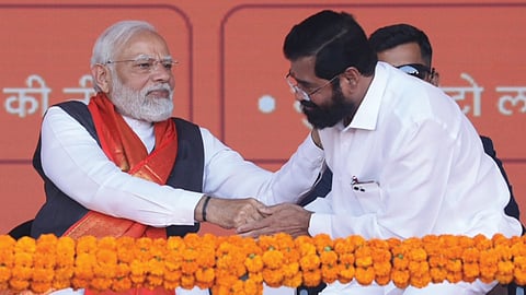 Narendra Modi and Eknath Shinde