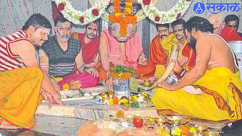 On the third Shravan Monday, the ongoing pooja at Sri Kapaleshwar Mahadev Temple