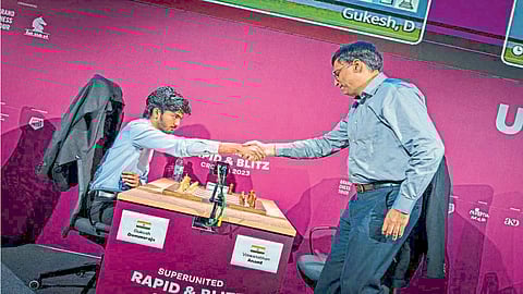 gukesh replaces anand as indias top chess player after 37 years