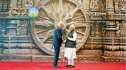 Joe Biden and Narendra Modi