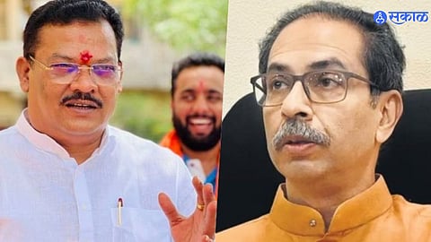 Sanjay Shirsat and Uddhav Thackeray