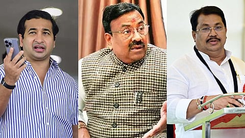 sudhir mungantiwar, Nitesh rane and Vijay Wadeattiwar