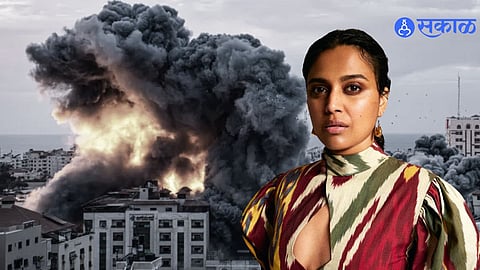 bollywood actress swara bhaskar reacted on israel palestine conflict 2023