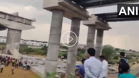 Gujrat Bridge Collapsed: गुजरातमध्ये बांधकाम सुरु असलेला ब्रीज कोसळला, एकाचा मृत्यू; व्हिडिओ व्हायरल