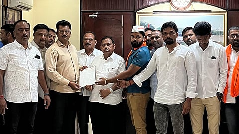 dcm ajit pawar visit baramati maratha kranti morcha oppose maratha reservation sugarcane crushing