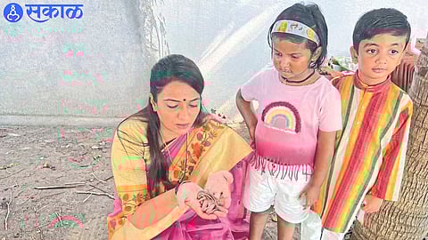 While looking at Kharutai, Adv. Rohini Khadse.