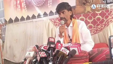 manoj jarange patil protest for maratha reservation again in antarwali sarati jalna marathi news