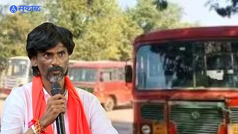 maratha reservation protest msrtc Operate only with permission instructions to drivers