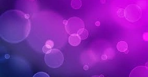 Purple color is an inventive peaceful effortless