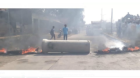 Bhokardan agitation for Maratha Reservation