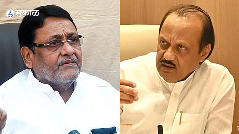 Nawab Malik Support Ajit Pawar: