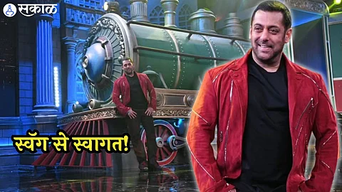 salman khan grand entry in bigg boss 17 house first look photo and video viral
