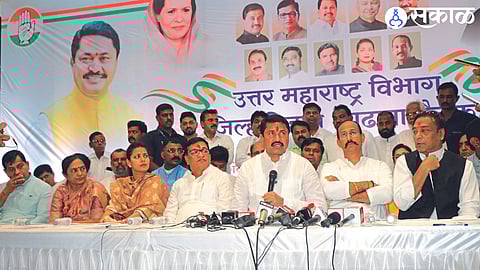 State President Nana Patole while speaking at North Maharashtra review meeting of Congress.