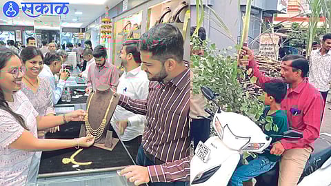 75 crore turnover on dasara in dhule news