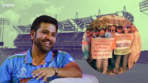 Video: "...तोपर्यंत डेट करणार नाही"; गहुंजे स्टेडिअमबाहेर झळकली पुणेरी पाटी, चाहत्यांचा जल्लोष