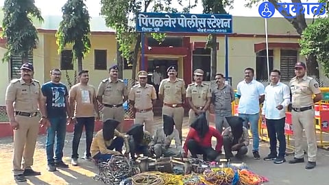 Suspected accused, Assistant Police Inspector Shrikrishna Pardhi, police team and staff etc.