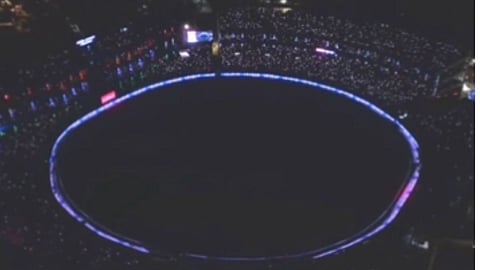 World Cup 2023:वंदे मातरम..! २०११ च्या विश्वचषकात घडलेली घटना पुन्हा घडली, स्टेडियममध्ये अंधार झाला अन्...