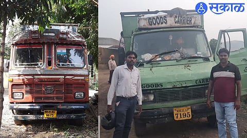 truck carrying illegal timber was seized in Chirai Ghat nashik news