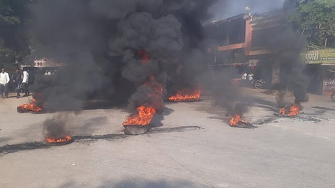 maratha reservation bhokardan city closed curfew protest school holiday marathi news