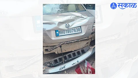 Four wheeler damaged in an accident